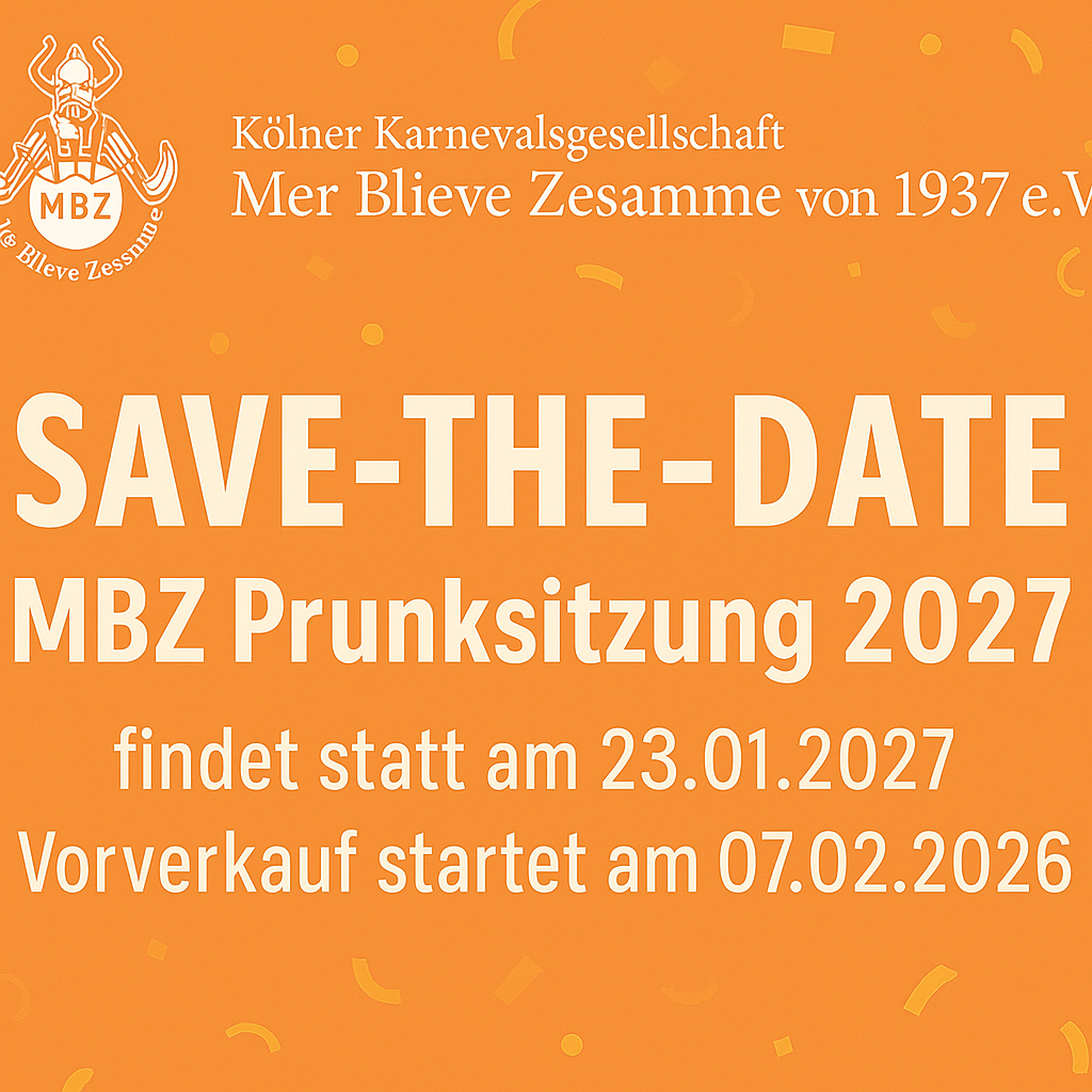MBZ Prunksitzung 2027
