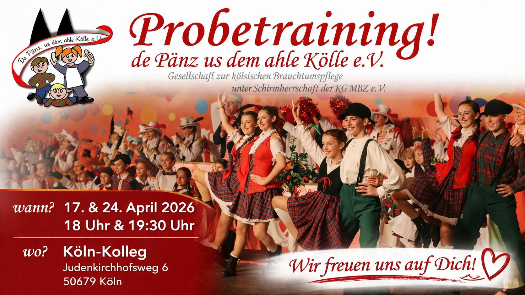 PUDAK-INFO: Probetraining De Pänz us dem ahle Kölle e.V.